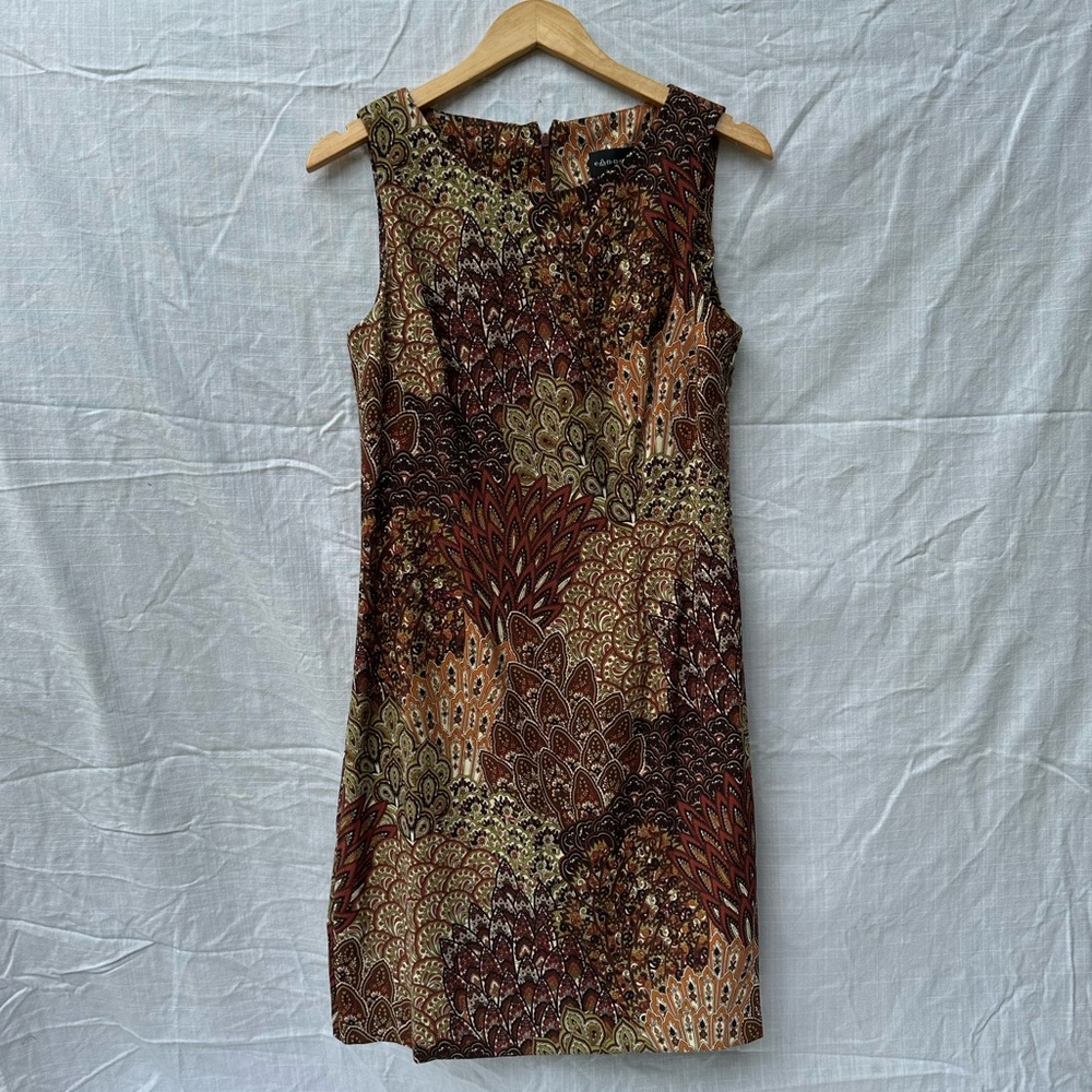 Y2K Paisley Print Boho Style Mini Dress
